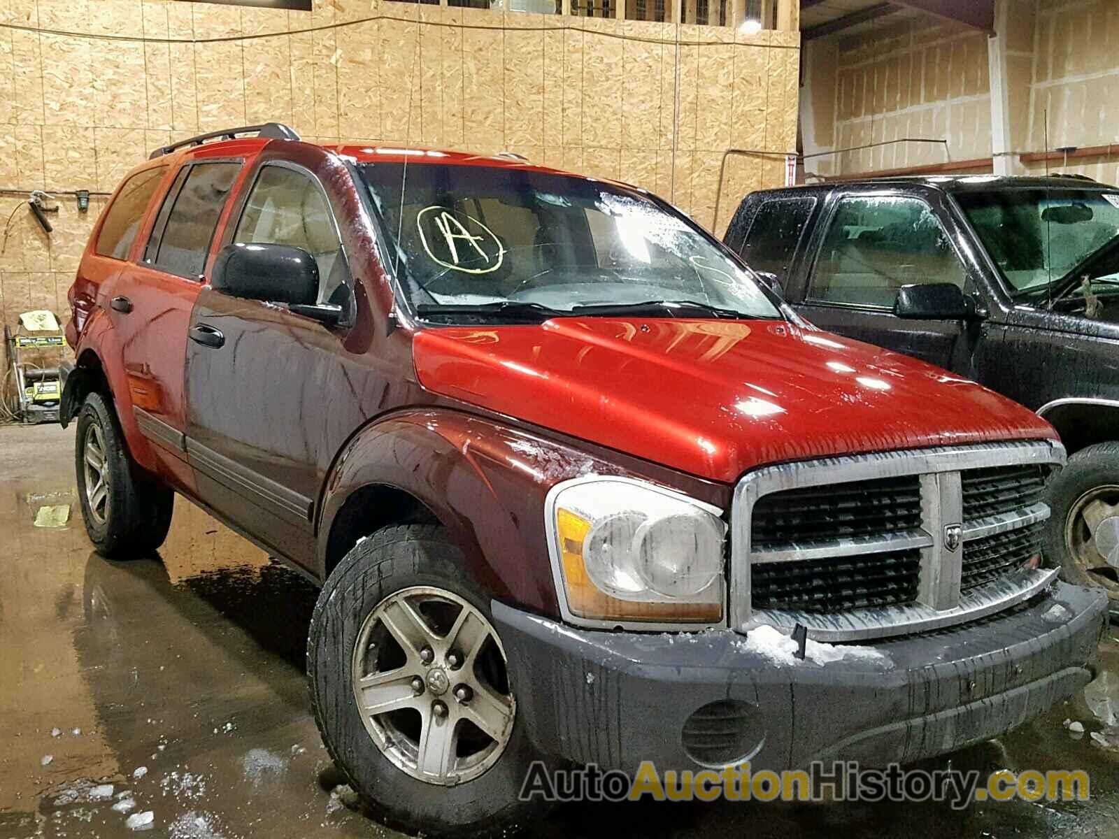 2006 DODGE DURANGO SXT, 1D4HB38N26F127713