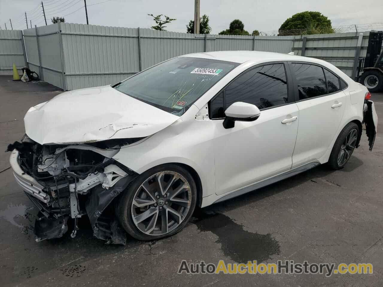 2020 TOYOTA COROLLA SE, 5YFS4RCE0LP045796