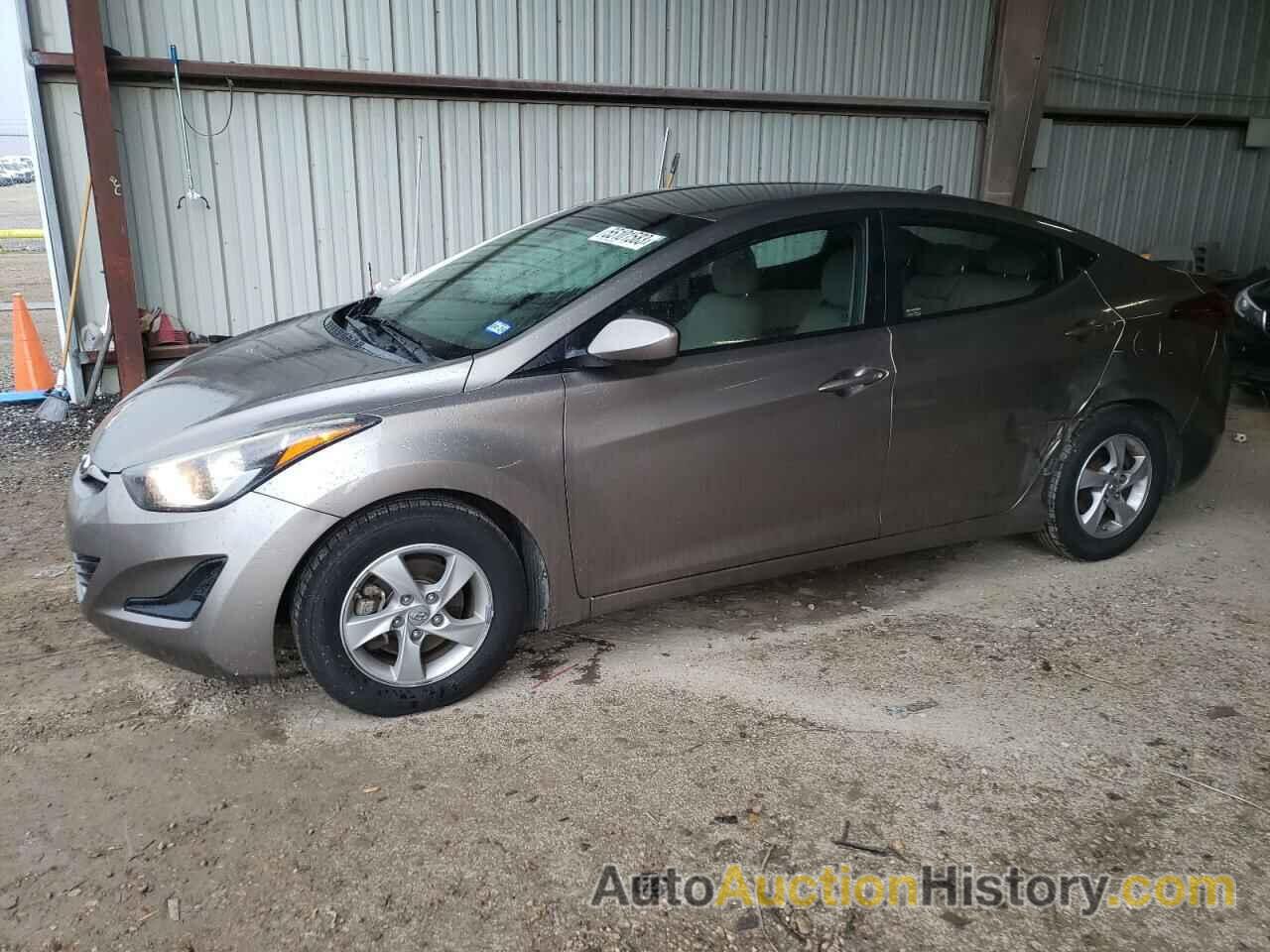 2014 HYUNDAI ELANTRA SE, 5NPDH4AE9EH521174