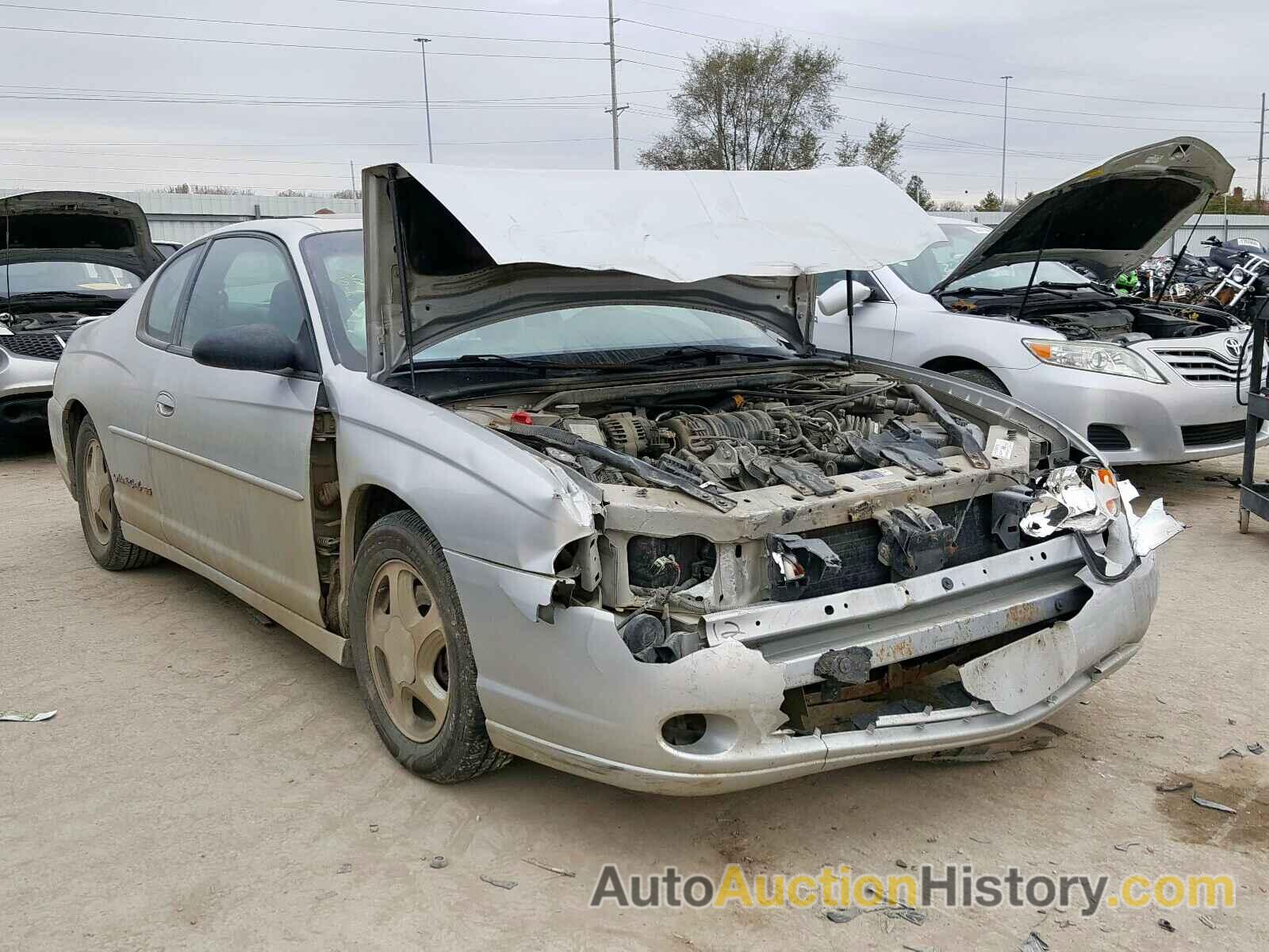 2002 CHEVROLET MONTECARLO SS, 2G1WX15K729301095