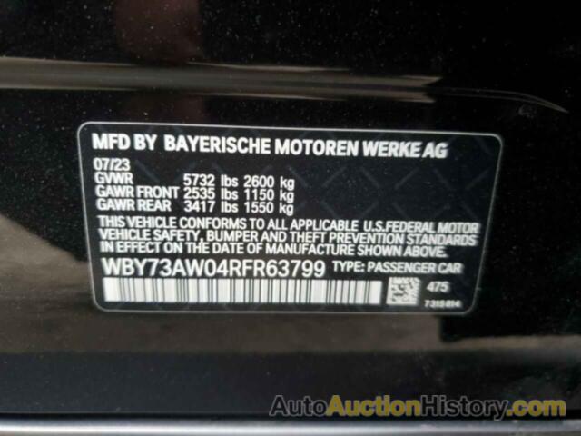 BMW I4 EDRIVE EDRIVE 40, WBY73AW04RFR63799