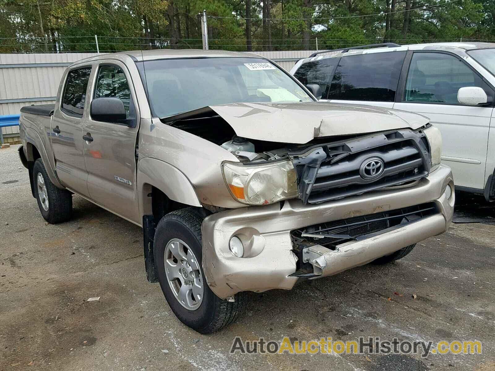 2007 TOYOTA TACOMA DOUBLE CAB, 5TELU42N97Z443338