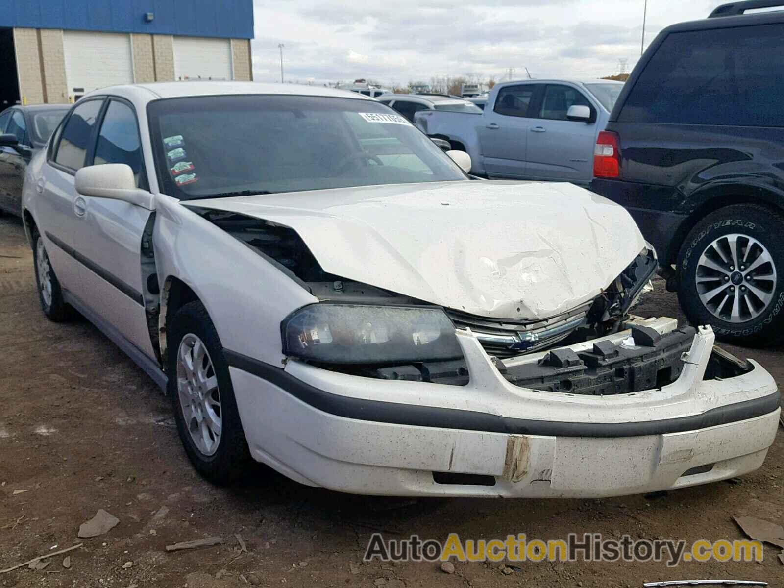 2004 CHEVROLET IMPALA, 2G1WF52E049368875