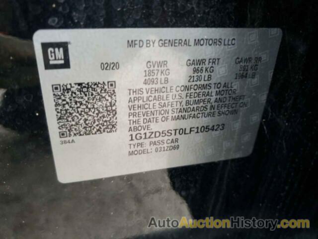 CHEVROLET MALIBU LT, 1G1ZD5ST0LF105423