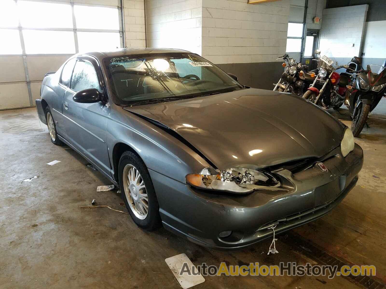 2004 CHEVROLET MONTECARLO SS, 2G1WX12K049245041