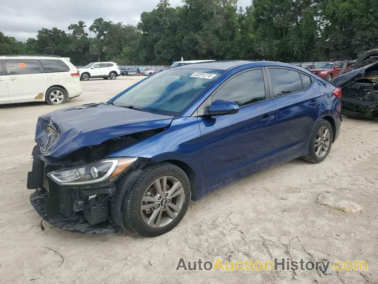 HYUNDAI ELANTRA SEL, 5NPD84LF7JH392920