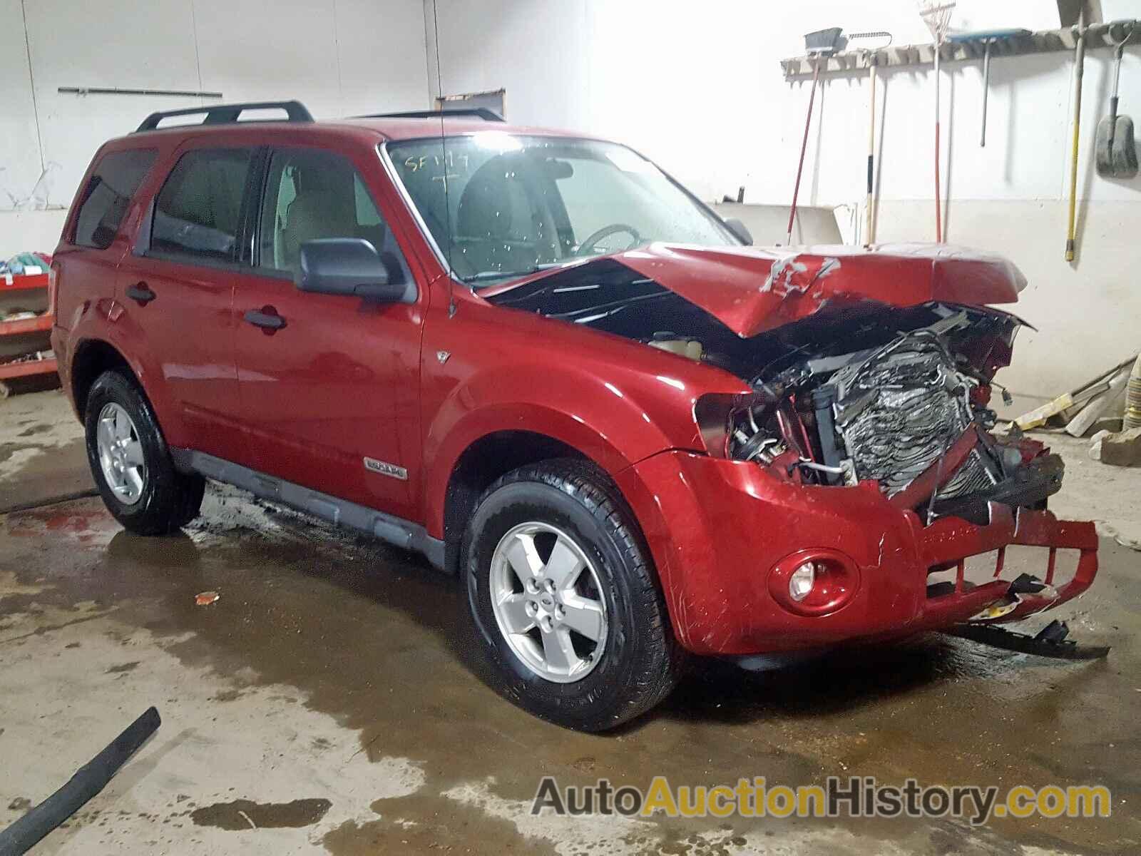 2008 FORD ESCAPE XLT XLT, 1FMCU03148KB75997