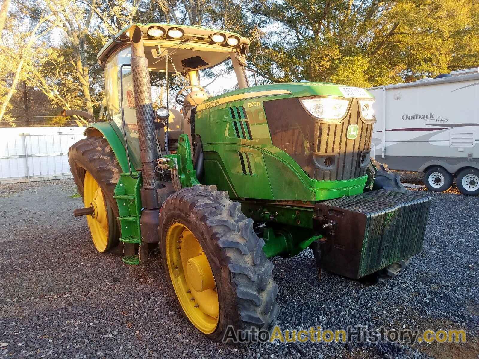 2012 JOHN DEERE TRACTOR, 1RW6170RACR002454