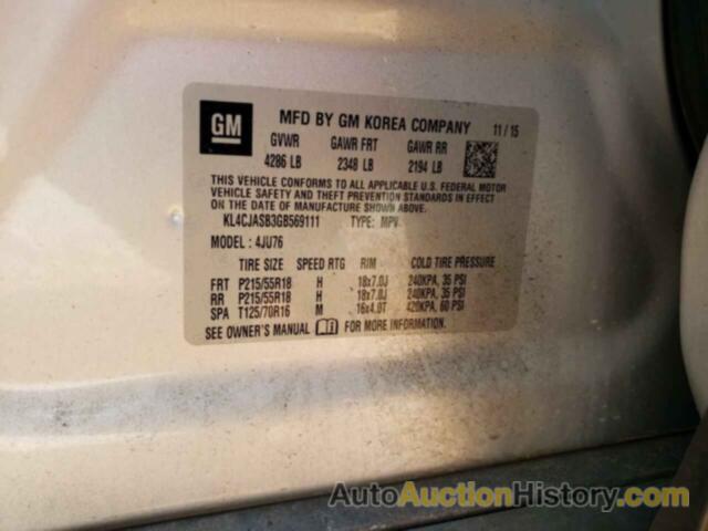 BUICK ENCORE, KL4CJASB3GB569111