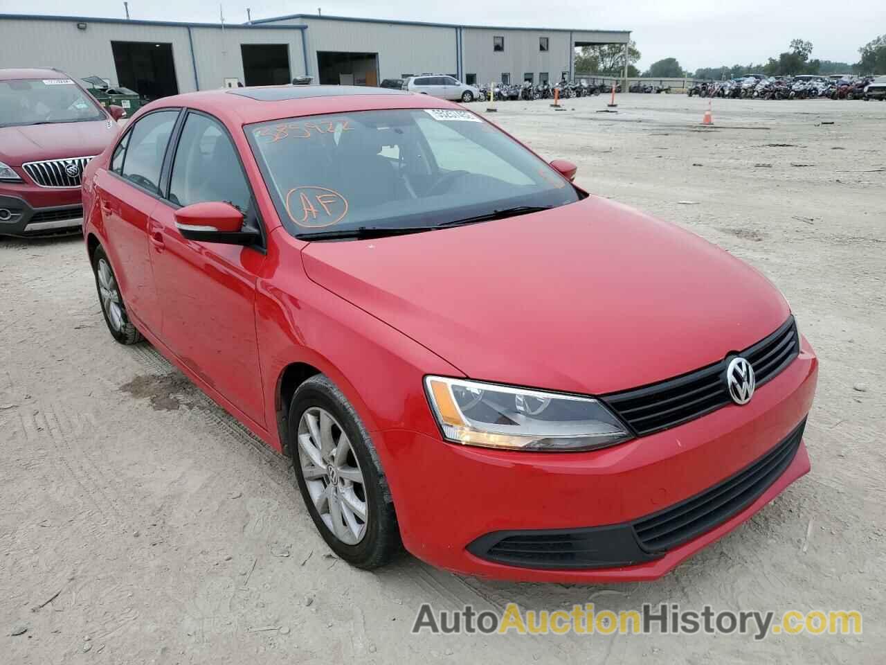 2012 VOLKSWAGEN JETTA SE, 3VWDP7AJ1CM385922