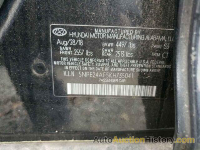 HYUNDAI SONATA SE, 5NPE24AF5KH735041