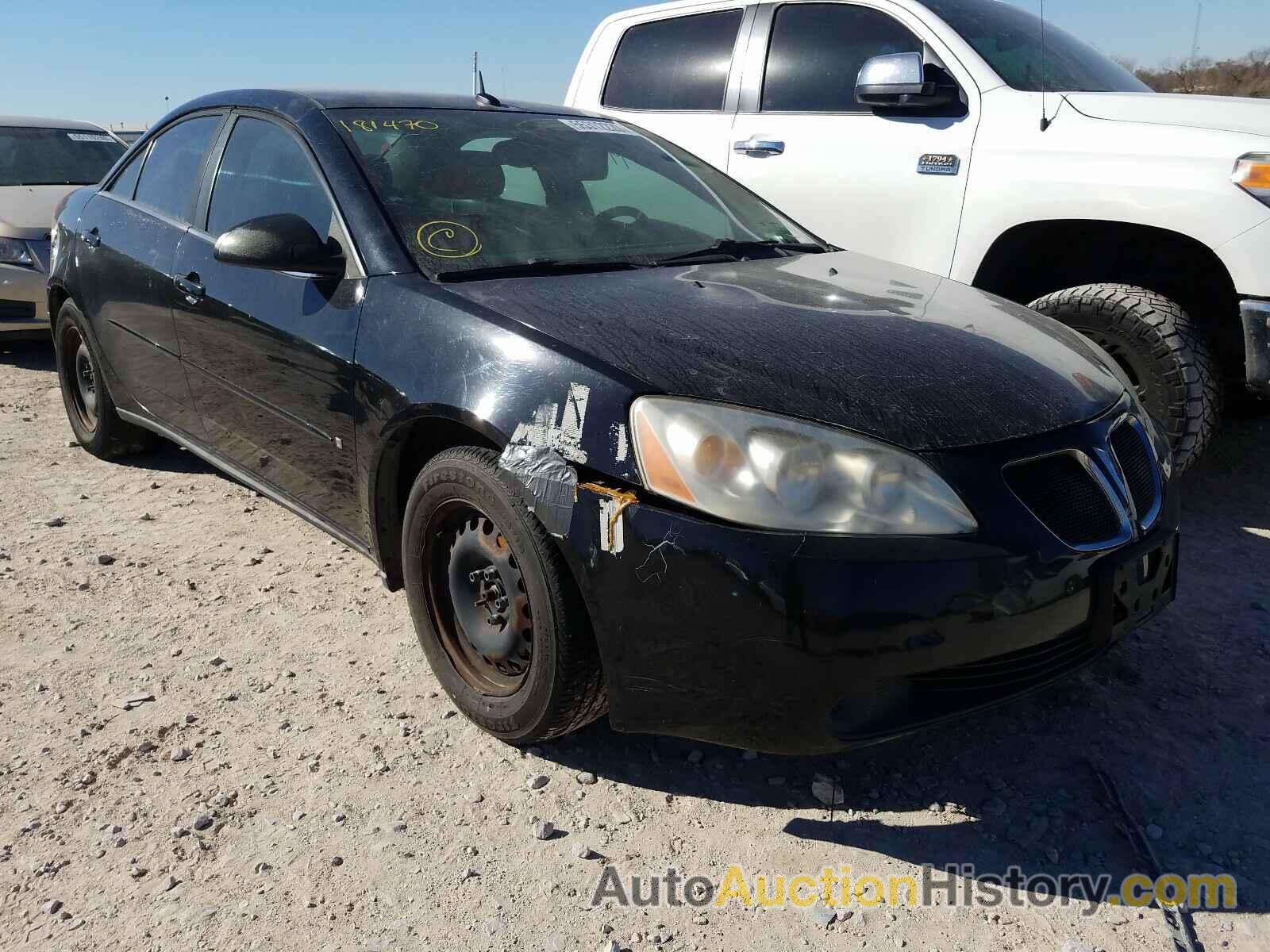 2008 PONTIAC G6 VALUE L VALUE LEADER, 1G2ZF57B384181470