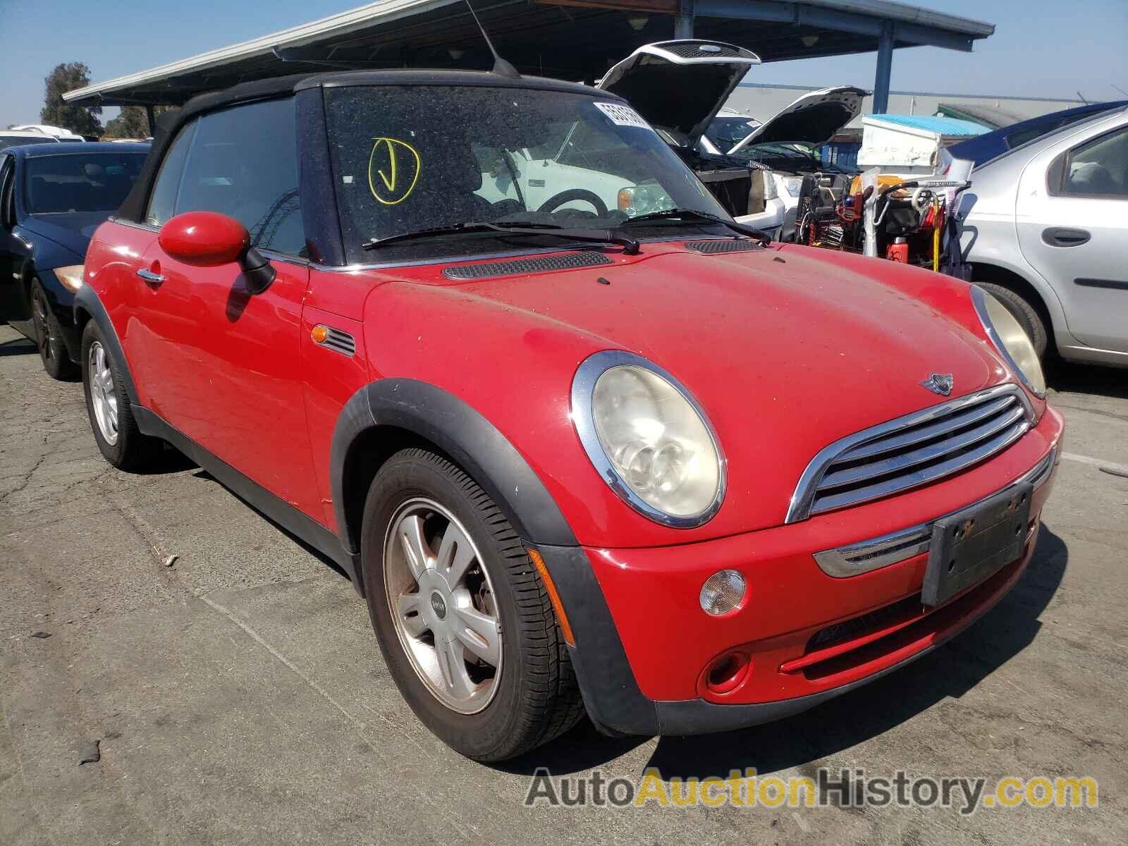 2005 MINI COOPER, WMWRF33525TG13001