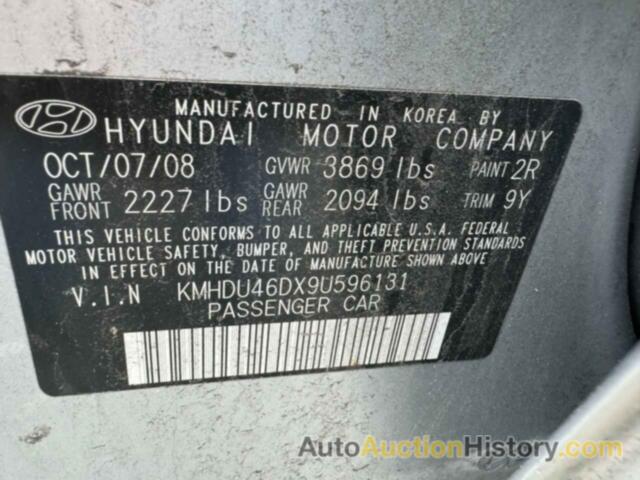 HYUNDAI ELANTRA GLS, KMHDU46DX9U596131