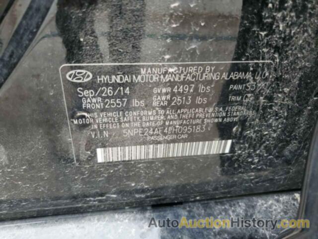 HYUNDAI SONATA SE, 5NPE24AF4FH095183