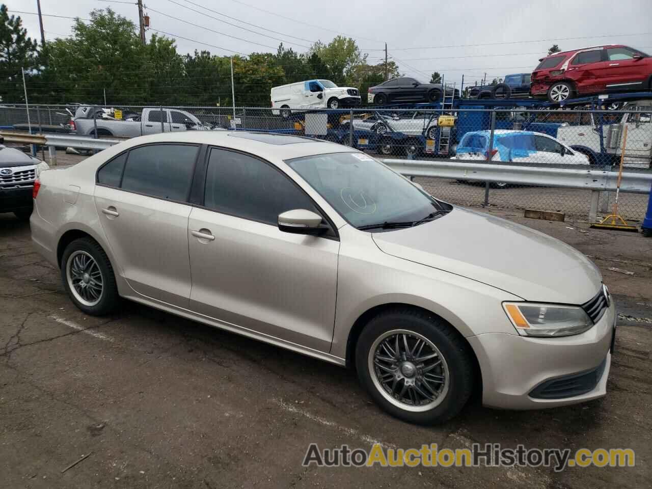 2012 VOLKSWAGEN JETTA SE, 3VWDP7AJ1CM463566