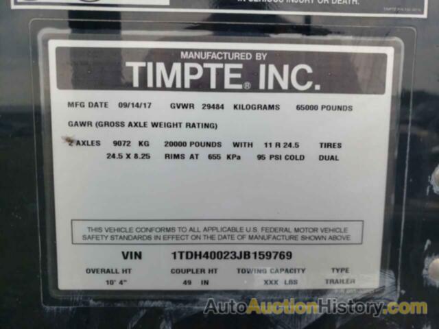 TIMP HOPPER, 1TDH40023JB159769