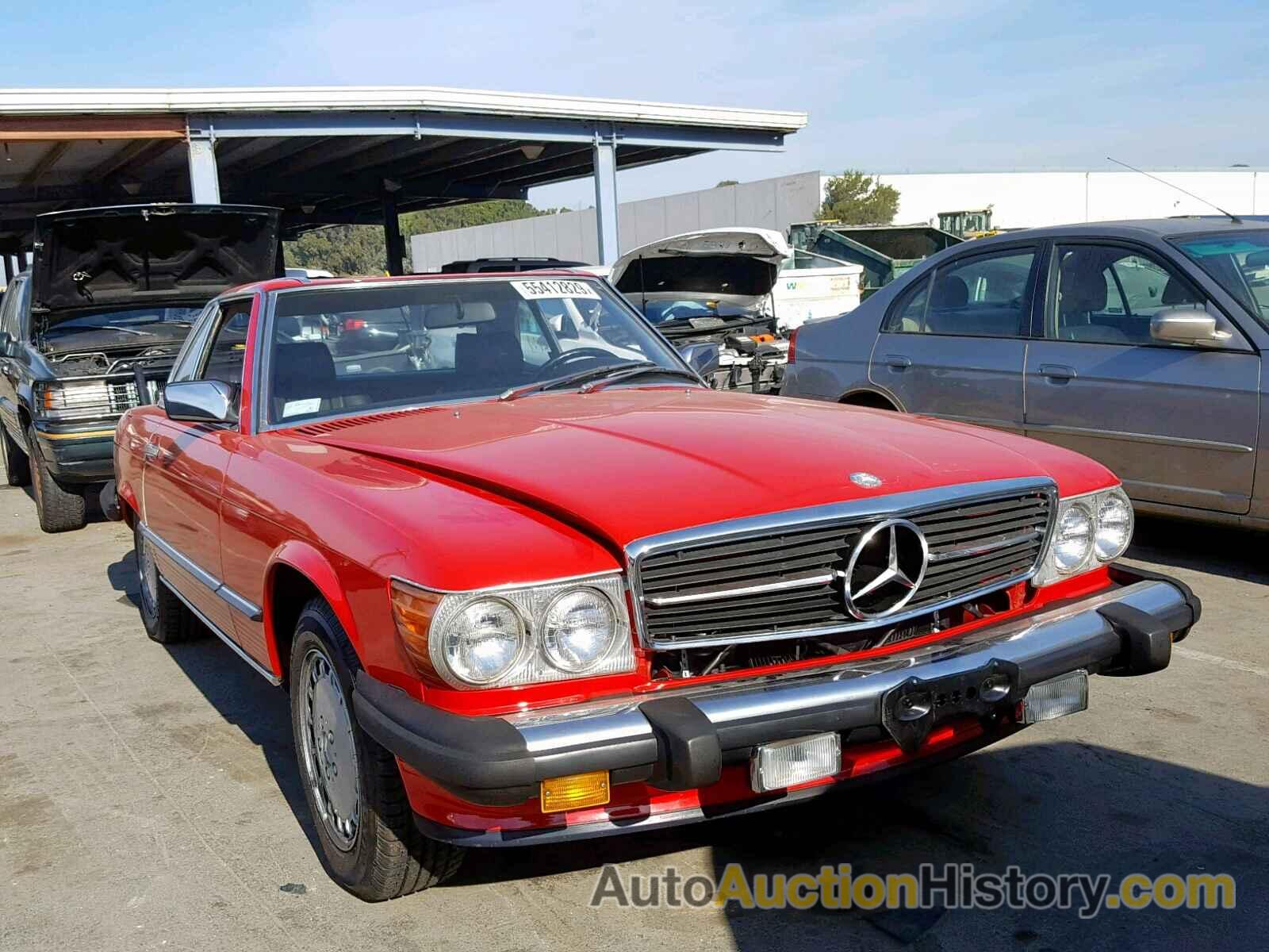 1989 MERCEDES-BENZ 560 SL SL, WDBBA48D6KA093154