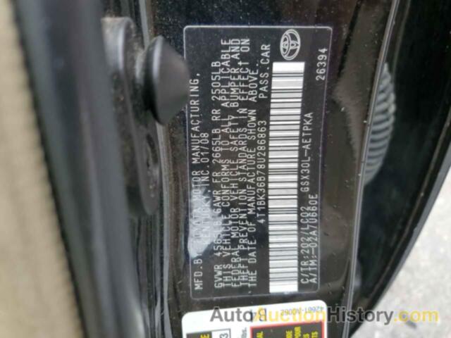 TOYOTA AVALON XL, 4T1BK36B78U286863