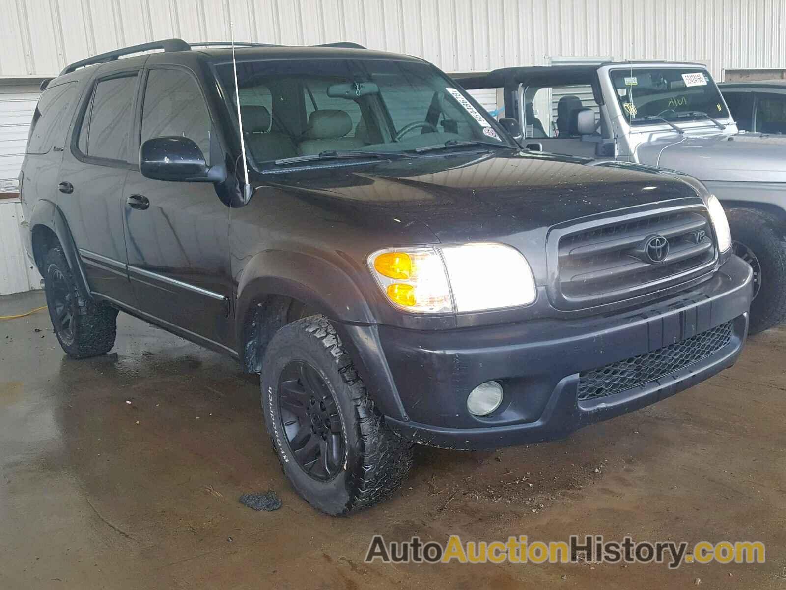 2004 TOYOTA SEQUOIA LIMITED, 5TDBT48A84S219621