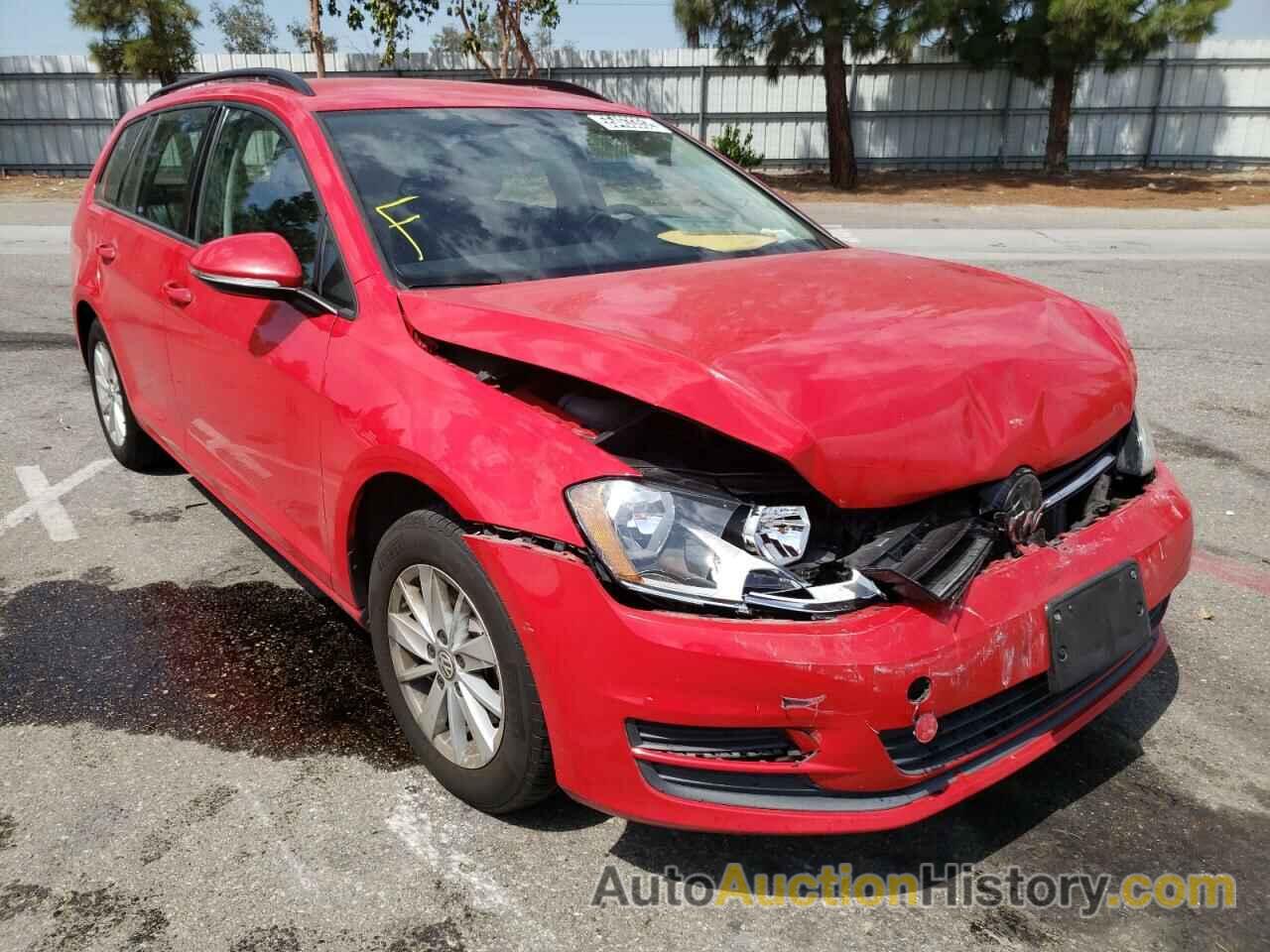 2016 VOLKSWAGEN GOLF S, 3VWC17AU9GM500778