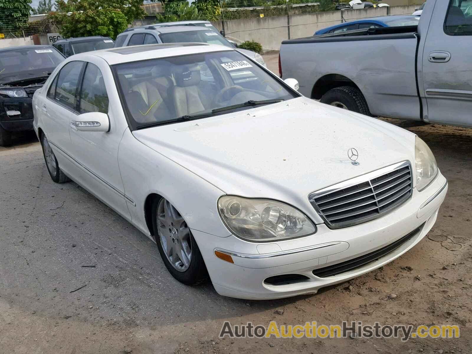 2003 MERCEDES-BENZ S 430, WDBNG70J73A321887