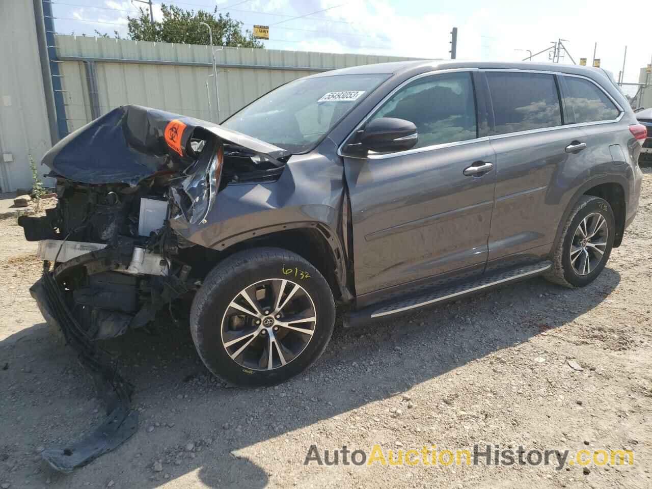 2017 TOYOTA HIGHLANDER LE, 5TDZZRFH6HS208942