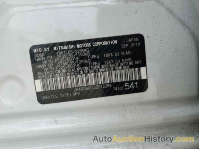 MITSUBISHI OUTLANDER SE, JA4AD3A37LZ012269