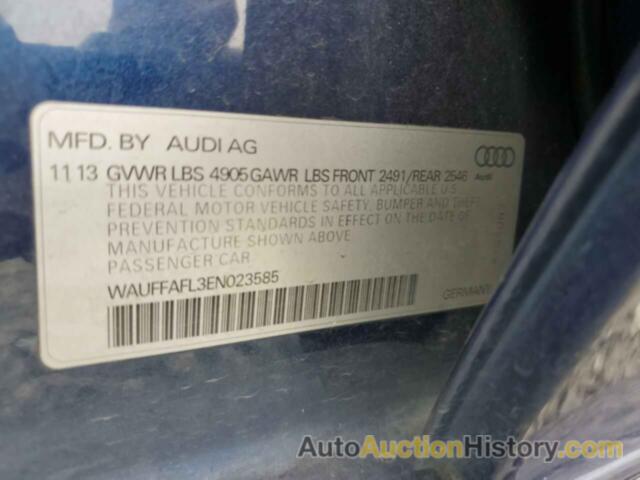 AUDI A4 PREMIUM PLUS, WAUFFAFL3EN023585