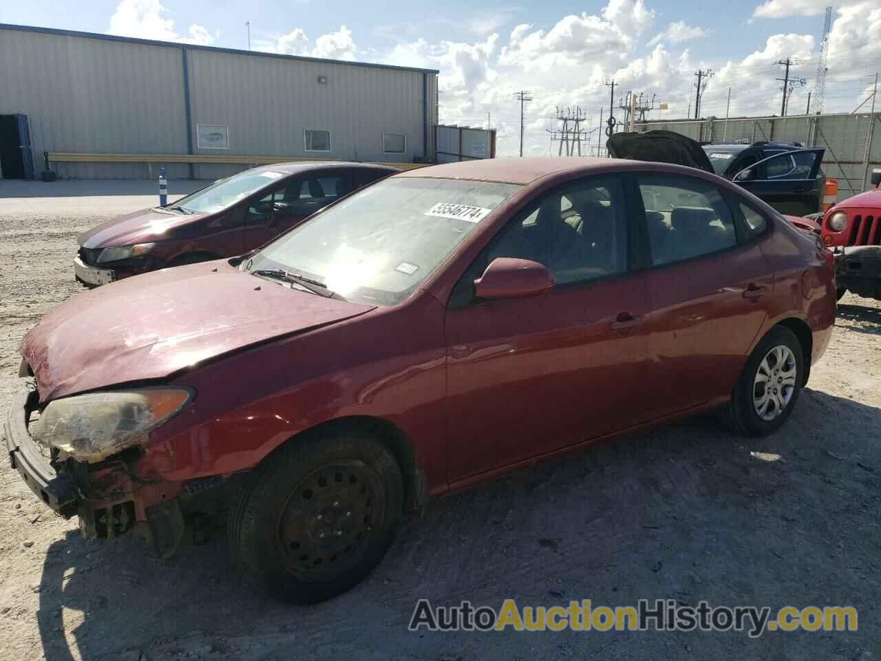 HYUNDAI ELANTRA BLUE, KMHDU4AD0AU860565