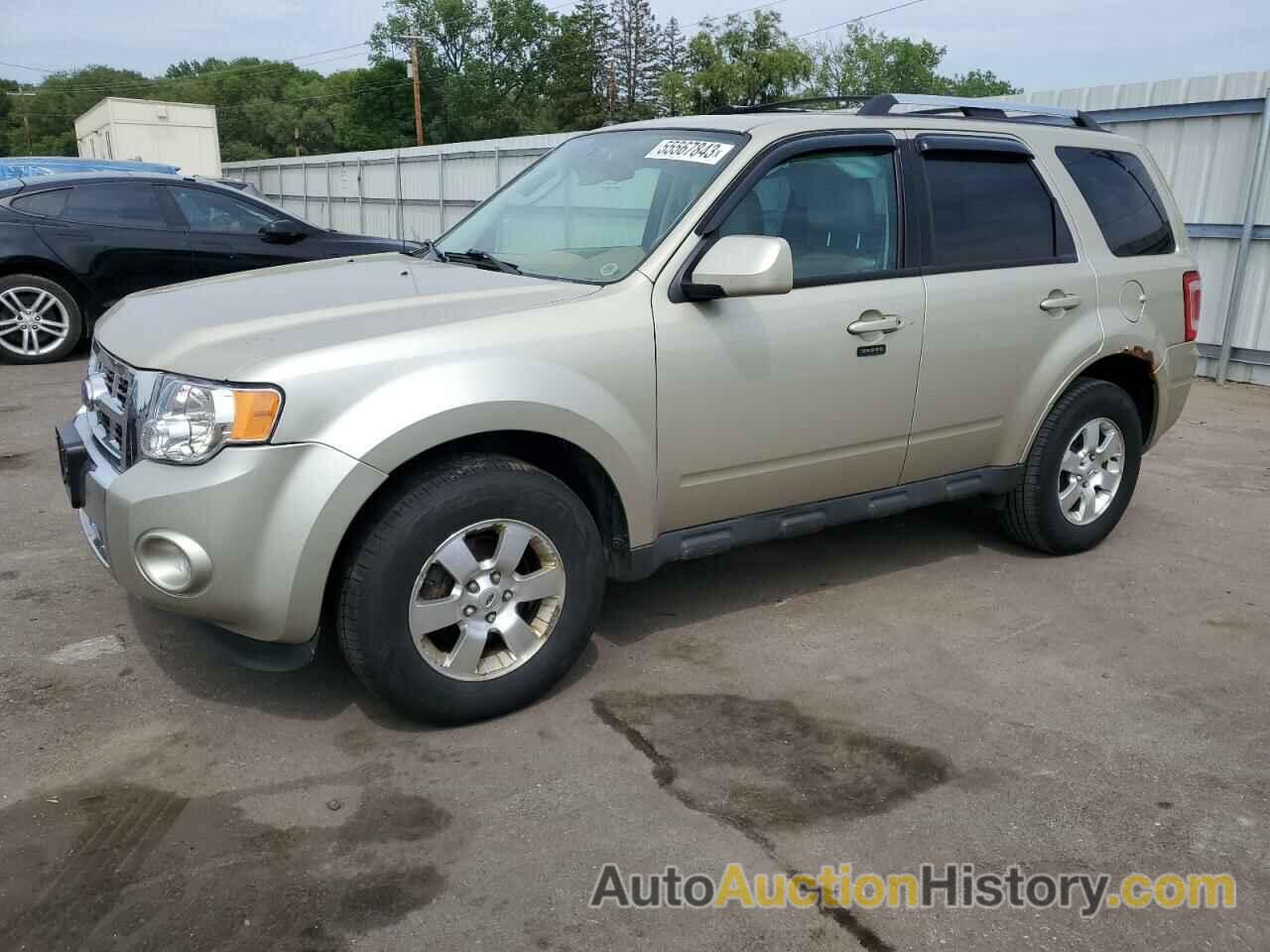 2012 FORD ESCAPE LIMITED, 1FMCU9EG3CKB78646