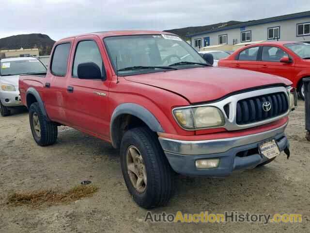 2001 TOYOTA TACOMA DOU DOUBLE CAB PRERUNNER, 5TEGN92N21Z831062