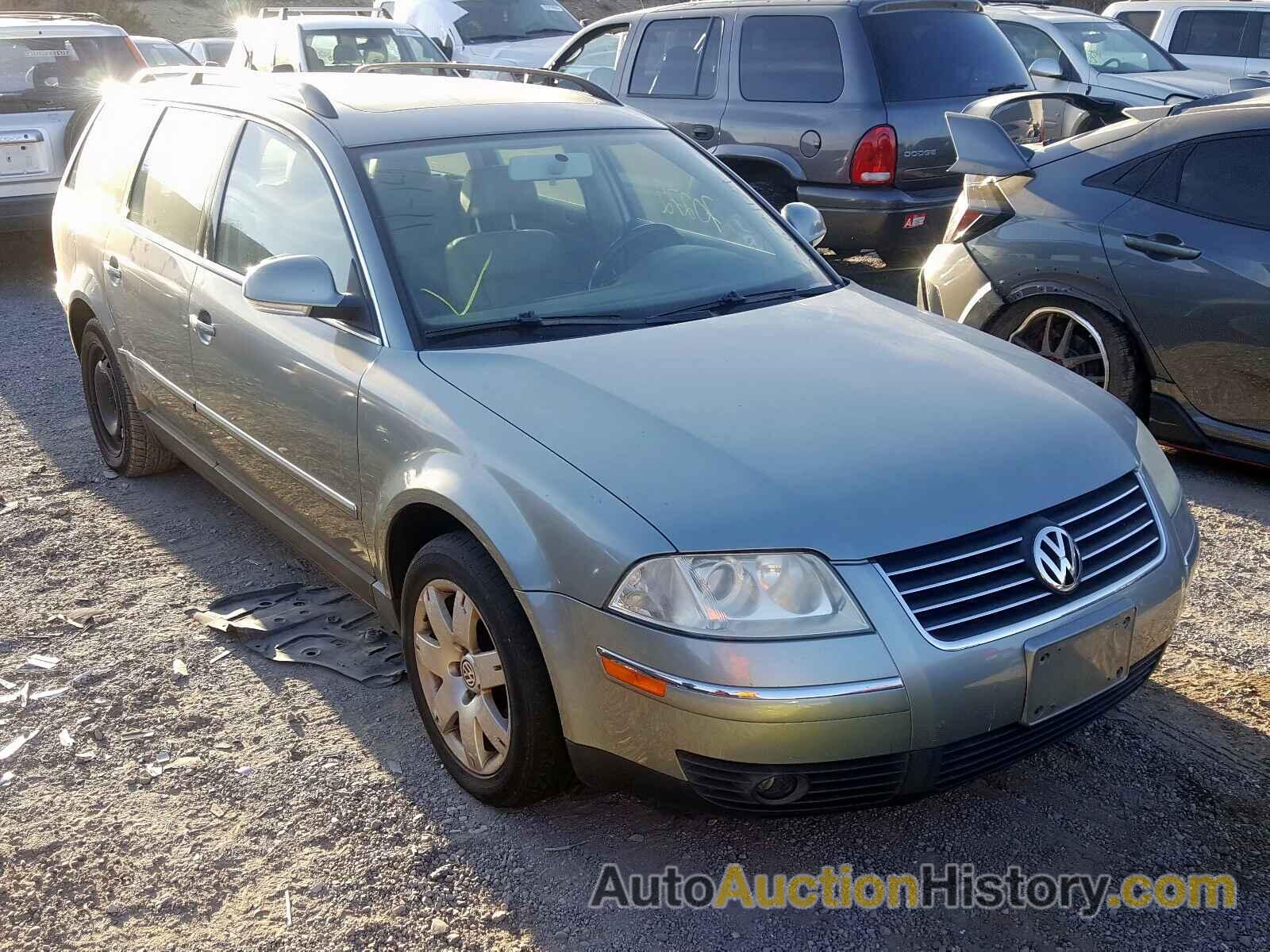 2005 VOLKSWAGEN PASSAT GLS, WVWCD63B45E153363