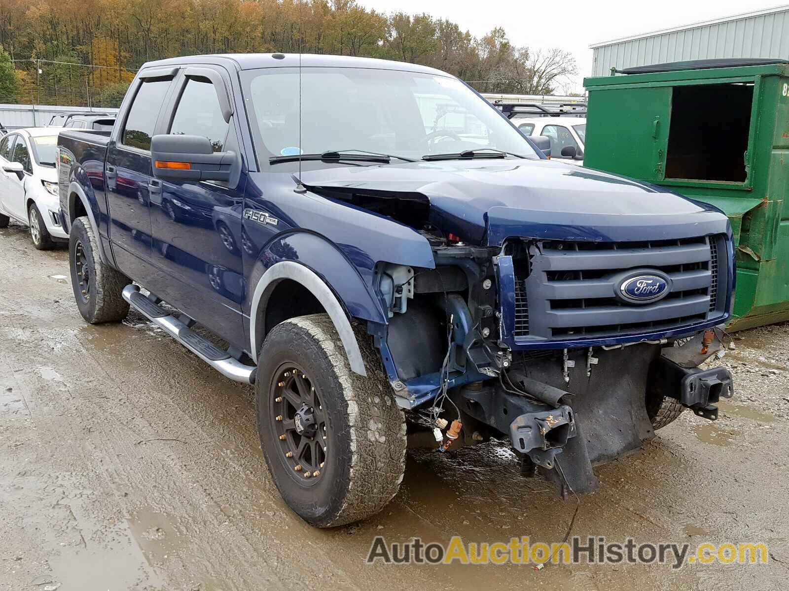 2009 FORD F150 SUPER SUPERCREW, 1FTPW14V09FA98272