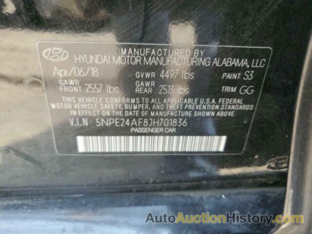 HYUNDAI SONATA SE, 5NPE24AF8JH701836