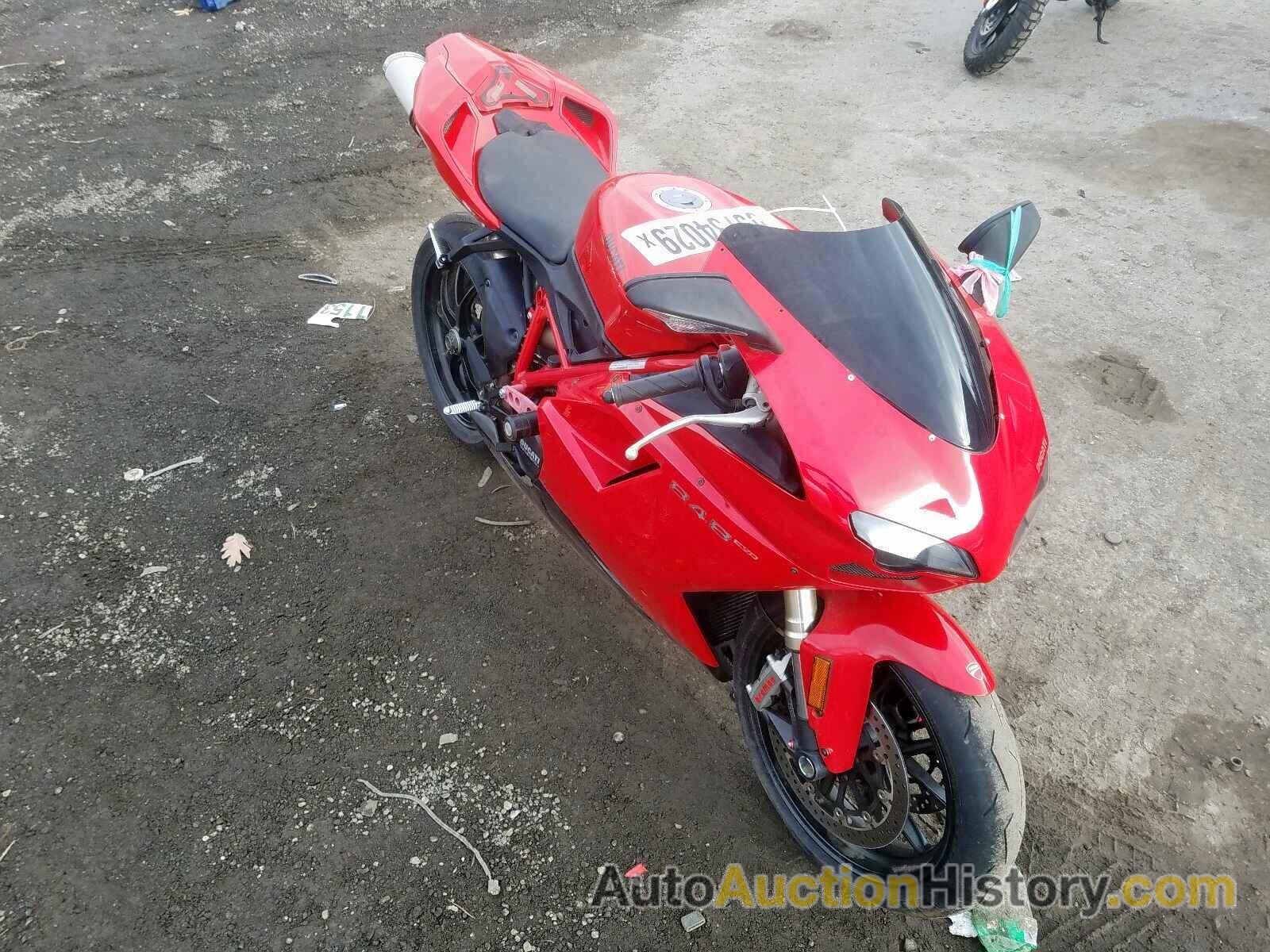 2011 DUCATI 848, ZDM1XBMV3BB014231