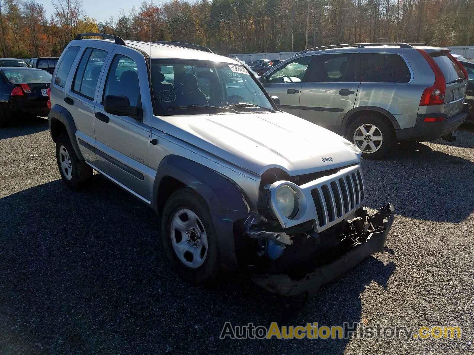 2004 JEEP LIBERTY SP SPORT, 1J4GL48K84W299074