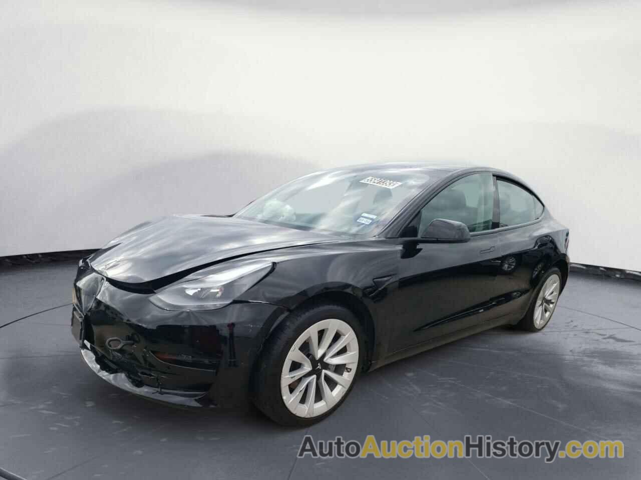 2022 TESLA MODEL 3, 5YJ3E1EA9NF190508