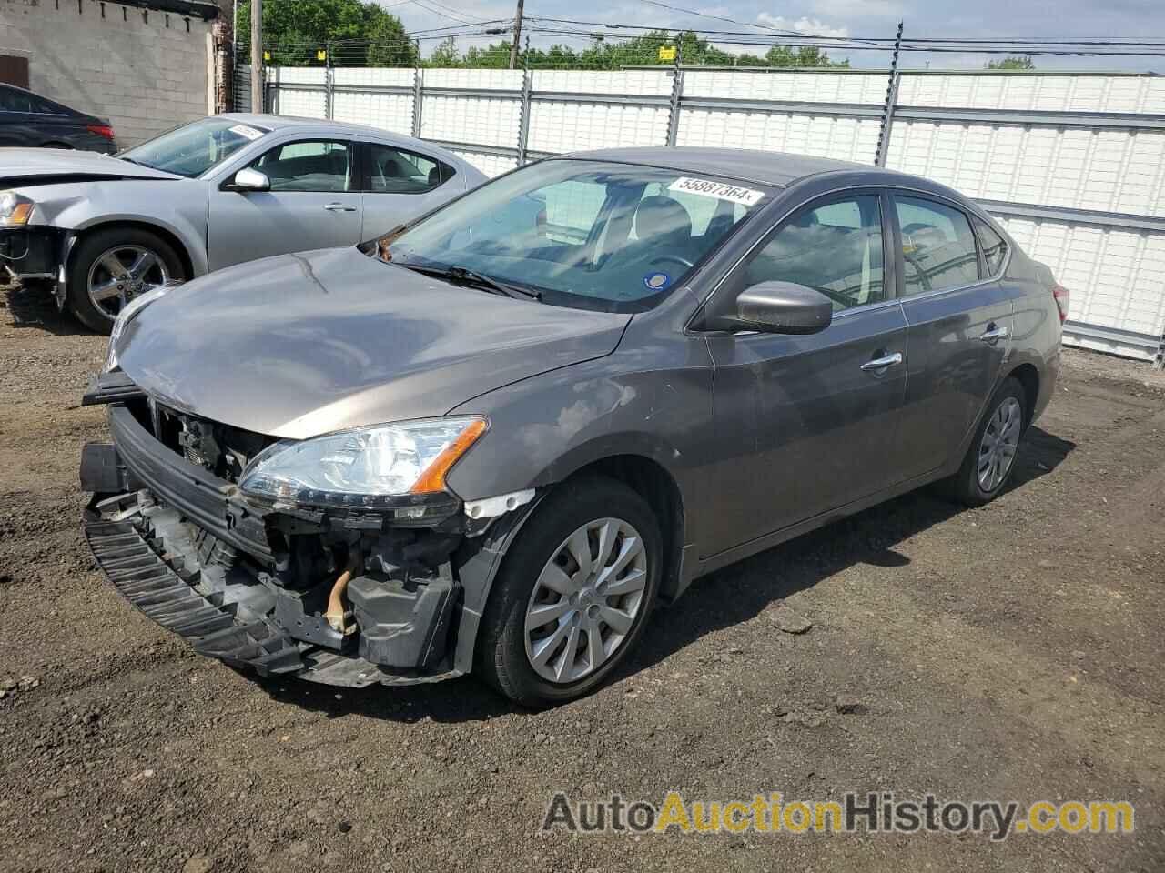 NISSAN SENTRA S, 3N1AB7AP1FL693386