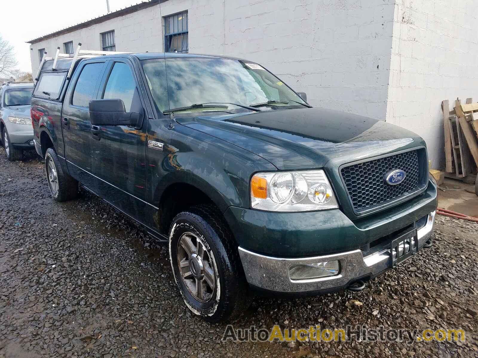 2005 FORD F150 SUPER SUPERCREW, 1FTPW14505KE95448