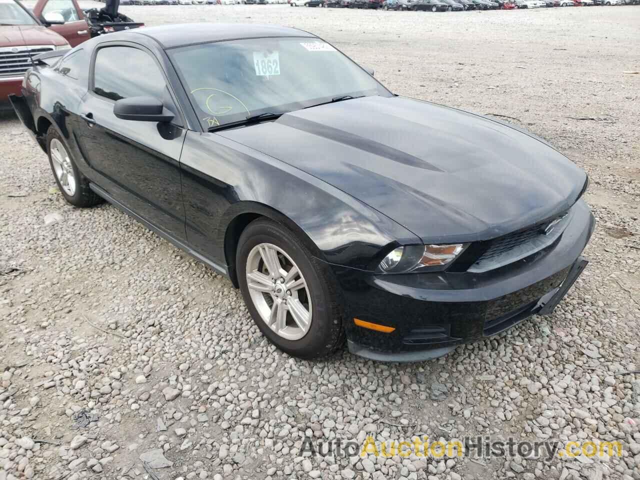 2012 FORD MUSTANG, 1ZVBP8AM6C5221207