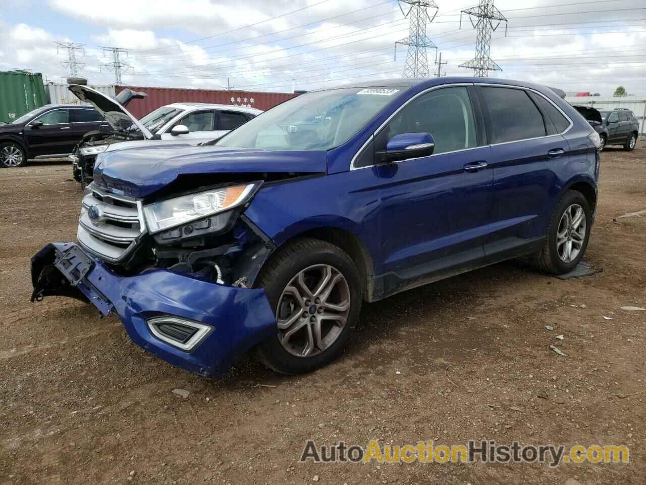 2015 FORD EDGE TITANIUM, 2FMPK4K9XFBB43116