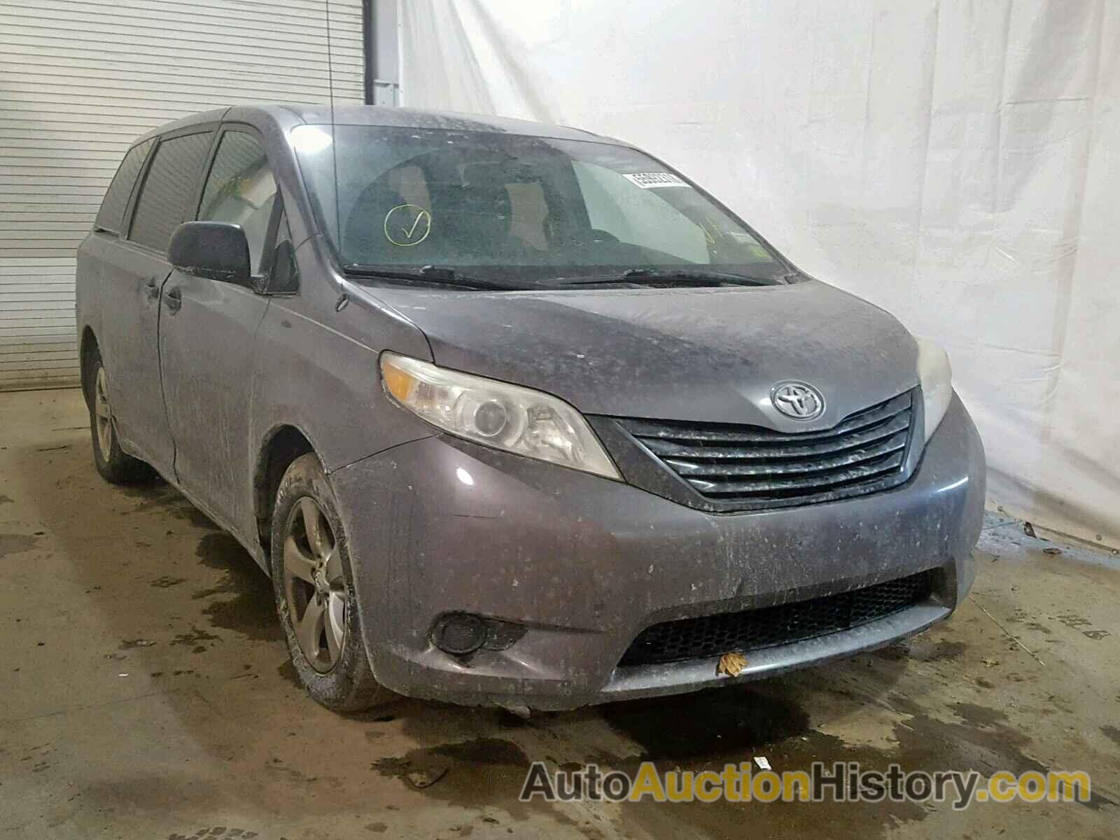 2011 TOYOTA SIENNA BASE, 5TDZK3DC5BS102174