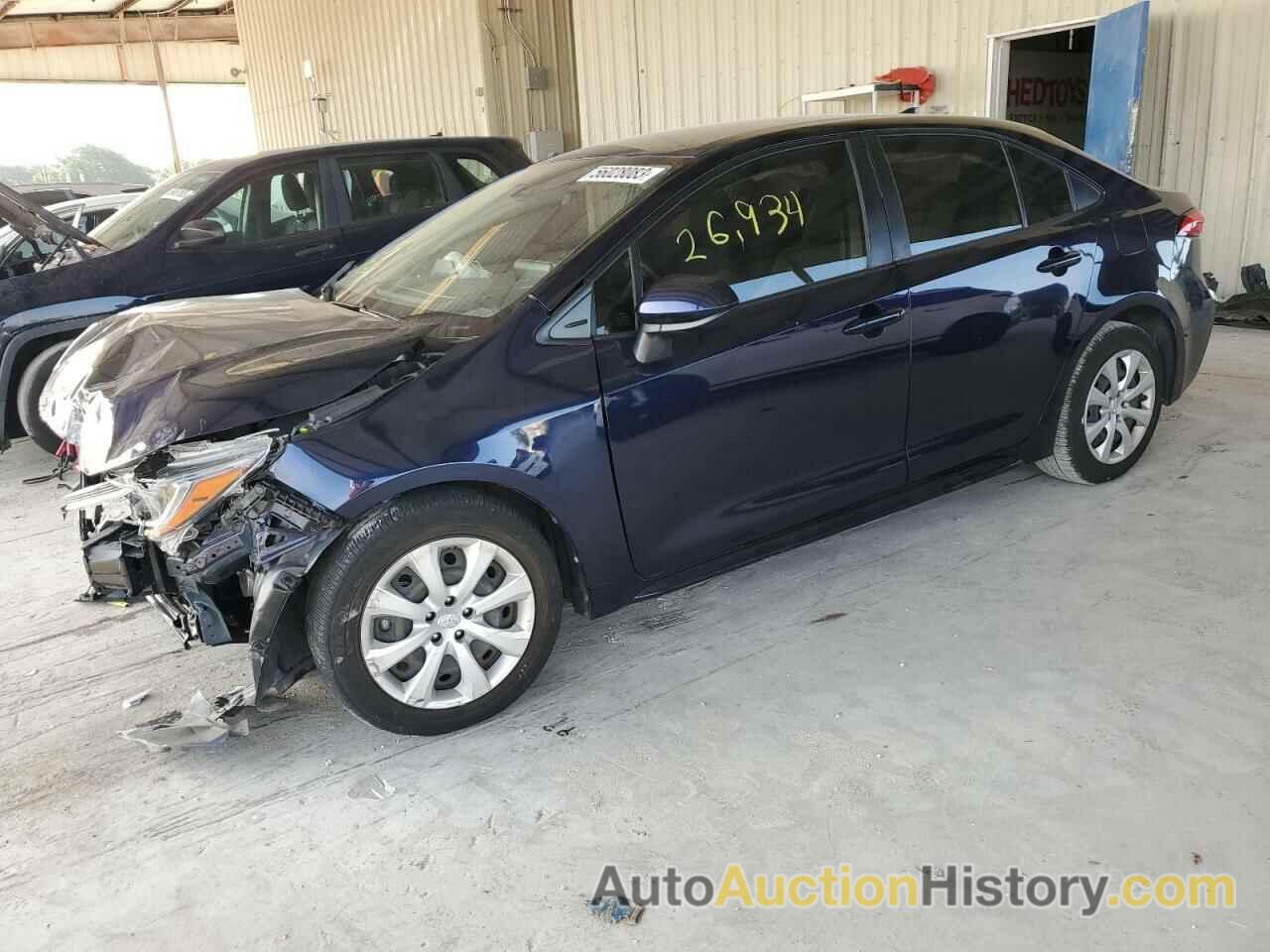 2020 TOYOTA COROLLA LE, JTDEPRAE5LJ074013