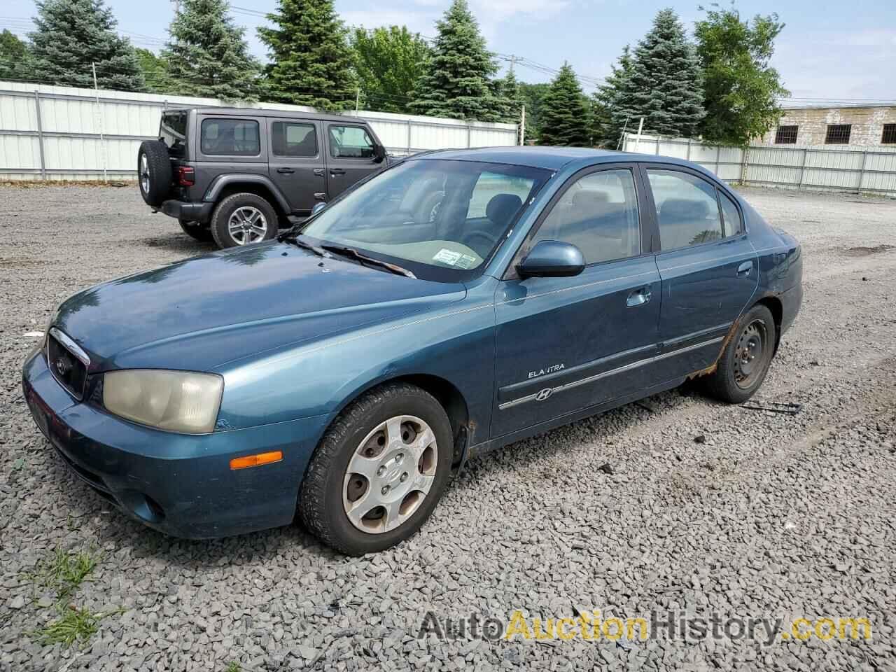 2002 HYUNDAI ELANTRA GLS, KMHDN45D22U287628