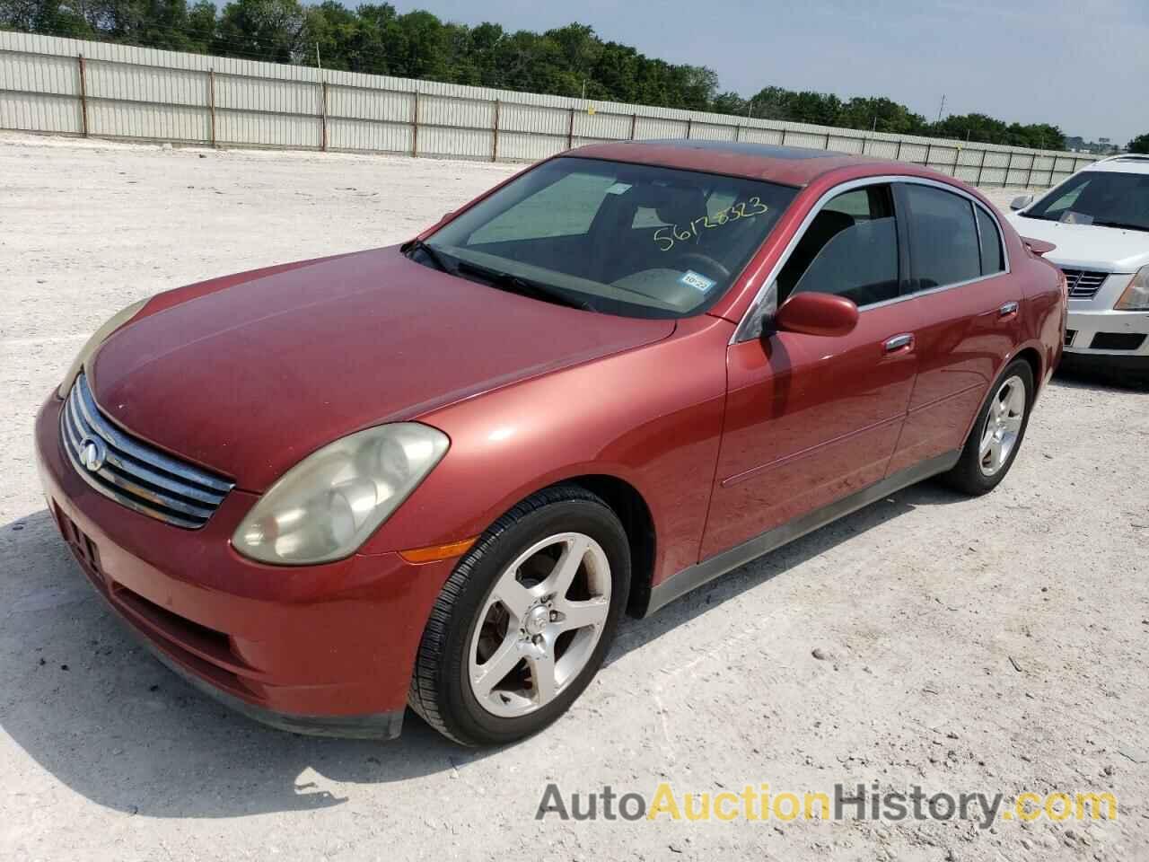 2003 INFINITI G35, JNKCV51E93M315882