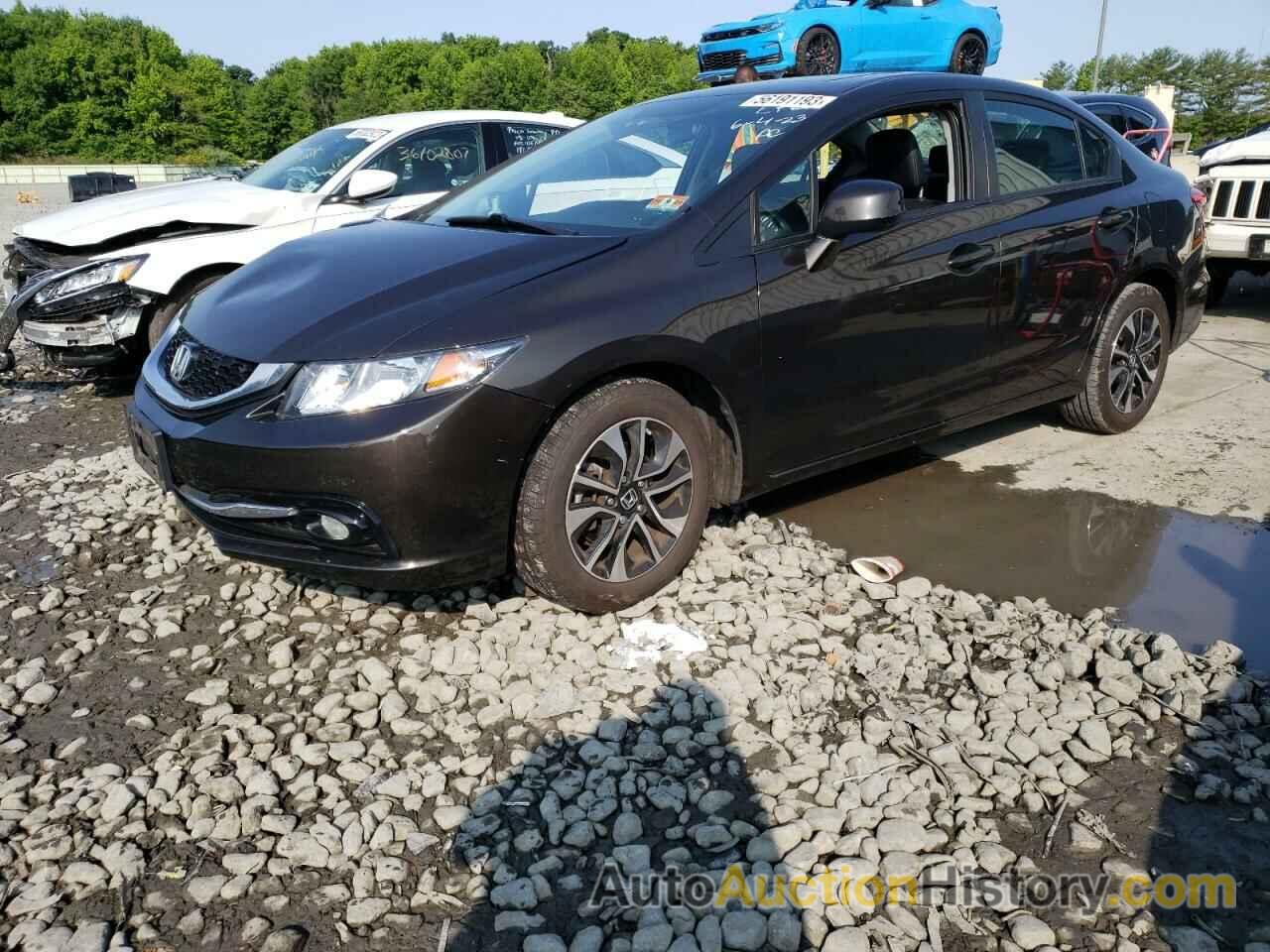 2013 HONDA CIVIC EXL, 19XFB2F97DE245624