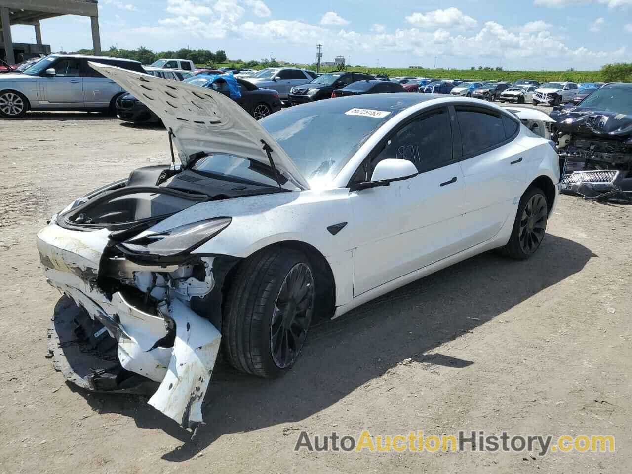 2022 TESLA MODEL 3, 5YJ3E1EC8NF348810