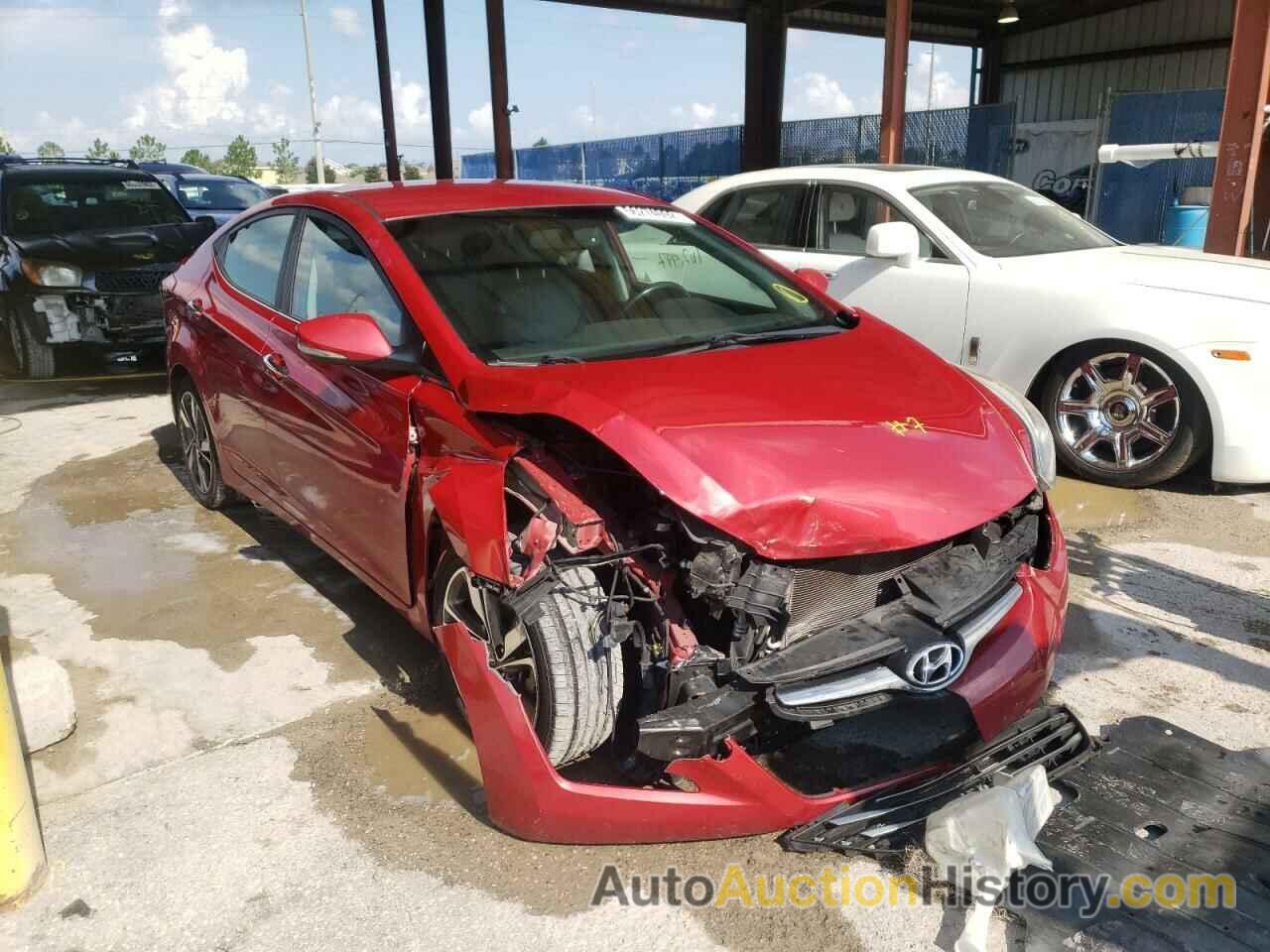 2015 HYUNDAI ELANTRA SE, KMHDH4AEXFU456774