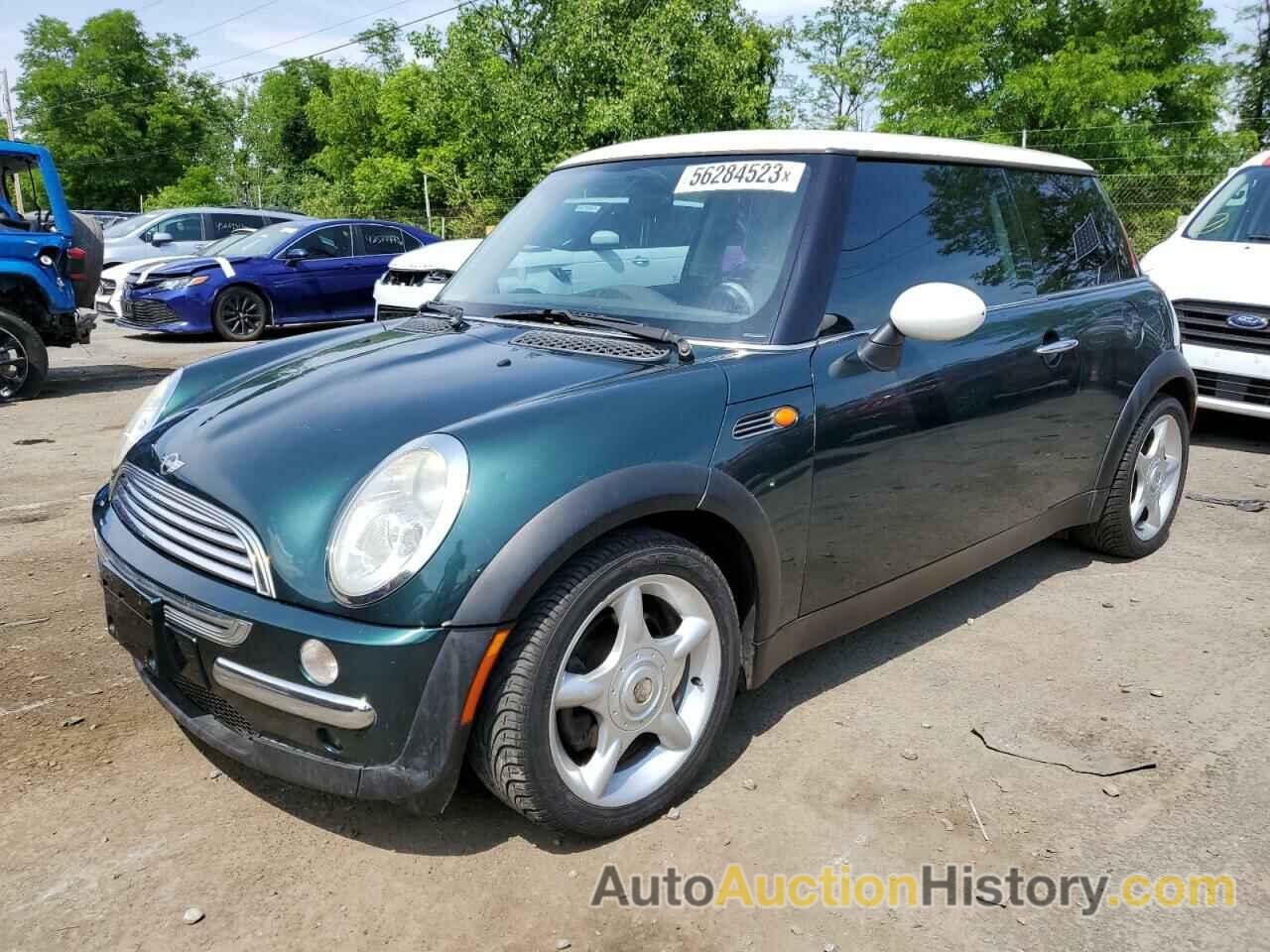 2003 MINI COOPER, WMWRC33443TE15615